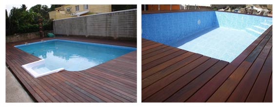 wooden finials pool