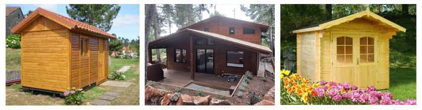 Casitas de madera prefabricadas y diseño propio