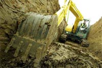 Preparación del terreno construcción de piscinas