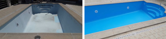 Reparación de piscinas de hormigón y de acero