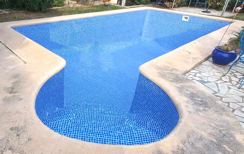 Reforma piscina con liner armado 2026 paso 2